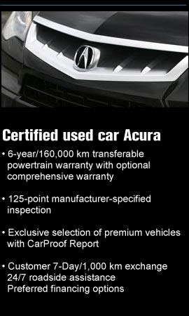 Certified Used Acura at Luciani Acura Certified used Acura